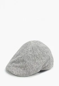 2 x Burton Menswear Grey Marl Cotton Blend Caps Size M/L BNWT - Picture 1 of 1