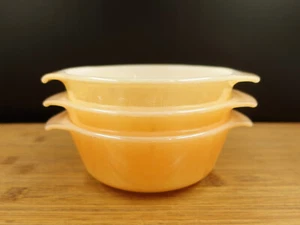 3 Fire-King Lusterware 12oz Casserole Dishes 472 - Picture 1 of 20