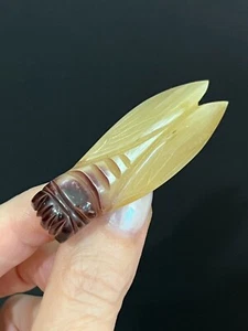 Antique collectible brooch Cicada, 20-30gg, DEPOSE marking. - Picture 1 of 5