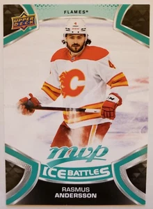 2021-22 Upper Deck NHL Rasmus Andersson #115 MVP ICE Battles - Calgary Flames - Picture 1 of 2