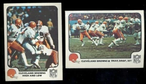 Juego Fleer Action Cleveland Browns 1977 Brian Sipe Doug Dieken Clarence Scott - Imagen 1 de 1