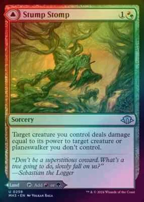 Modern Horizons 3 - Stump Stomp/Burnwillow Clearing - FOIL - MTG - NM - Image 1 of 2