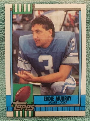 1990 TOPPS EDDIE MURRAY #354 DETROIT LIONS - Image 1 of 4