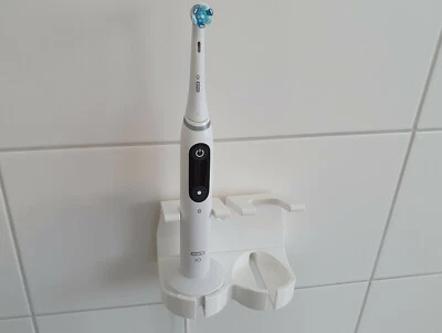 BEST3DPARTS 2-fach Wandhalterung Halter für elektrische Zahnbürsten Oral-B IO 7, 8 , 9
