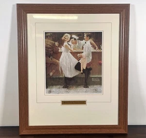 Impresión artística personalizada mate y enmarcada de Norman Rockwell "Después del baile de graduación" 25,25" x 21,25 - Imagen 1 de 10