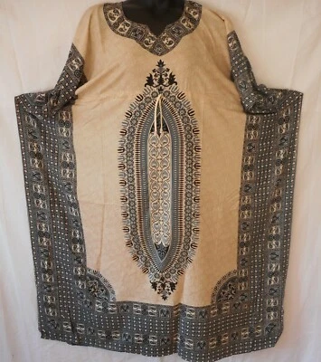 Maxi Vestido Para Mujer Hippie Boho Caftán Caftán Kimono Manga Cóctel Talla Libre Foto 1 de 4