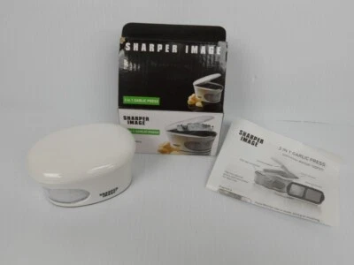 Sharper Image 3-in-1 Garlic Press (Slice,Dice,Store All-In-One) NEW in Open Box - Image 1 of 4