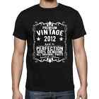 Men's Graphic T-Shirt All Original Parts Aged to Perfection 2012 12nd Birthday