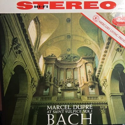 Bach - Preludes & Fugues- Marcel Dupre' AUDIOPHILE WHITE LABEL PROMO NM VINYL - Image 1 of 3