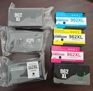 7 PK 962XL Ink Cartridges for HP Officejet Pro 9010 9015 9018 9020 9025 Printers - Picture 1 of 1