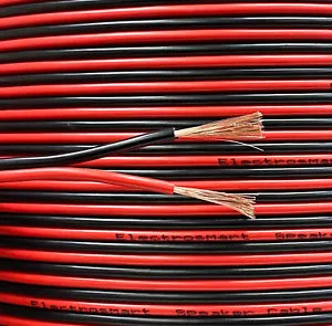 100m Red Black Speaker Cable 2 x 1mm2 89 Strand Wire Audio HiFi Surround Sound - Picture 1 of 1