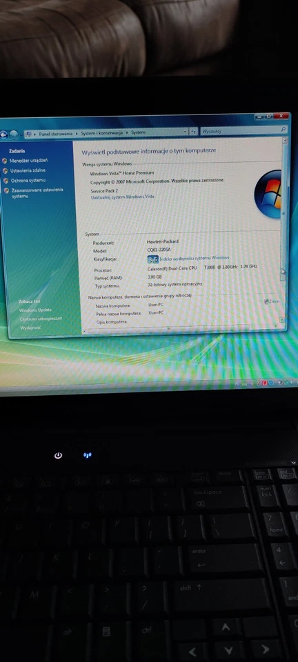 HP Compaq Presario CQ61 laptop Intel Celeron Dual-Core 1.8GHz, Notebook 455GB HD - Image 1 of 4