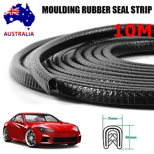 10M Rubber Pinch Weld Seal Strip Car Caravan Door Edge Protector Trim 7x10mm AU - Picture 1 of 12