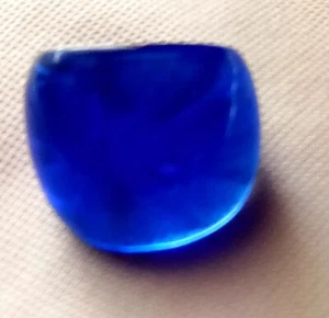 Glass Dome Ring Women's Size 7 Blue, White, and Grey Free Shipping - Picture 1 of 7