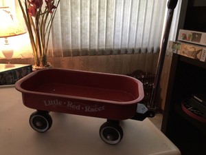 metal little red wagon