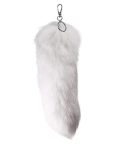 trendfuxx - Fuchsschwanz Anhänger - Fuchsschweif für Handtasche - Fell Pelz 10