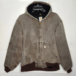 Chaqueta de Colección Carhartt Para Hombres 2XL Forrada Térmica J25 CHT Pato Arenisca Envejecido - Imagen 1 de 11