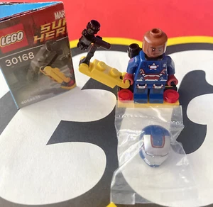 LEGO Iron Man 3 Set 30168 Iron Patriot Minifigure w/instructions & Sealed Helmet - Picture 1 of 5