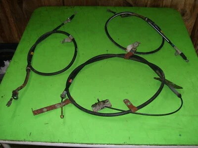 Infiniti G35 2003 cupé estacionamiento estacionamiento juego de cables de freno de emergencia (3 piezas) fabricante de equipos originales  Foto 1 de 4