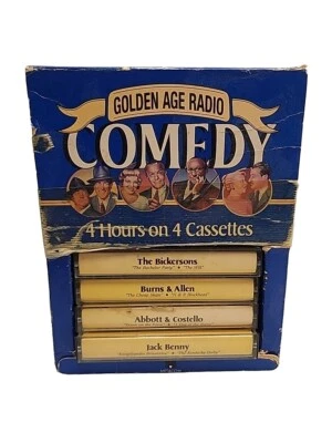Golden Age Radio Comedy Cassettes Set Of 4 Vintage Jack Benny Abbott & Costello - Image 1 of 4