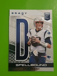 2020 Panini Donruss Elite Spellbound "D" #13 Tom Brady Patriots Silver /349 - Bild 1 von 3