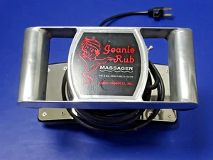 Massaggiatore vintage Jeanie Geanie Rub modello M69-315A prodotti LABCO nero e cromato - Foto 1 di 18