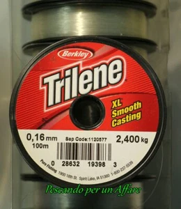 BERKLEY TRILENE XL SMOOTH CASTING made in Usa - Imagen 1 de 1