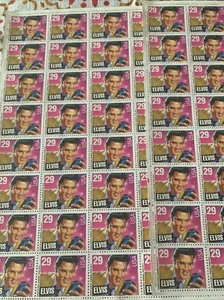 U.S. COMM SHEET OF (2) 40 SCOTT#2721 1993 29ct ELVIS PRESLEY - Picture 1 of 3