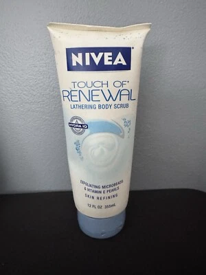 Nivea Touch of Renewal Body Wash Scrub 12oz Exfoliating Microbeads Vitamin E - Image 1 of 4