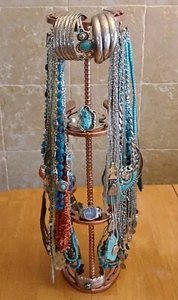 Jewelry Display Hand Made Horse Shoe Necklace Display Holds 24 + 12 Bracelet +++ - Picture 1 of 11