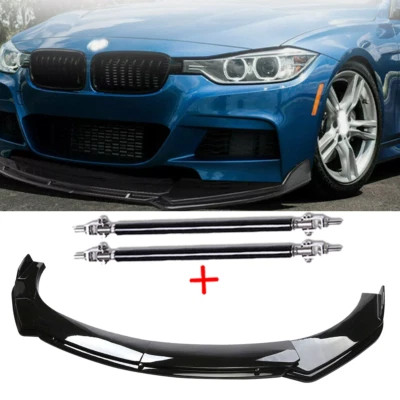 For BMW F10/F11 520i 528i Front Bumper Lip Part Accessories Splitter Spoiler Foto 1 de 4