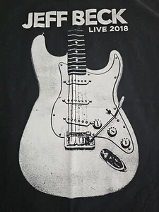 Jeff Beck Shirt Men's L Live Concert Tour Rock Band Music Tee Guitar Adult Mens - Picture 1 of 8