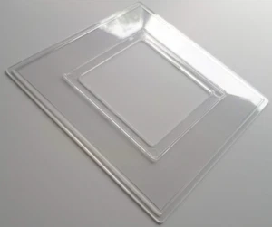 Clear Single Light Switch Socket Finger Plates Surround Wall Protector Cover - Picture 1 of 3