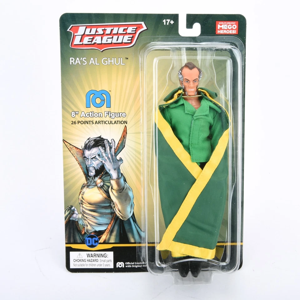 Mego DC Superhéroe Liga de la Justicia Ra’s Al Ghul 8" Figura de Acción Juguetes Regalo Nuevo Foto 1 de 3