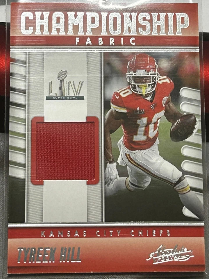 Tyreek Hill 2023 Panini Absolute Football Championship Fabric KC Chiefs - Image 1 of 1