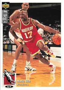 Mario Elie 1994 Collector's Choice #217 Houston Rockets