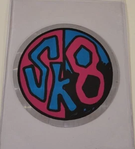 SK8 SKATEBOARDS Skateboarding 1980's Vintage PRISM VENDING MACHINE STICKER CARD - Picture 1 of 3
