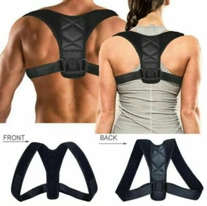 Verstellbarer Haltungskorrektor Rückenbandage Glätteisen Rückenstütze für Männer Frauen - Bild 1 von 13
