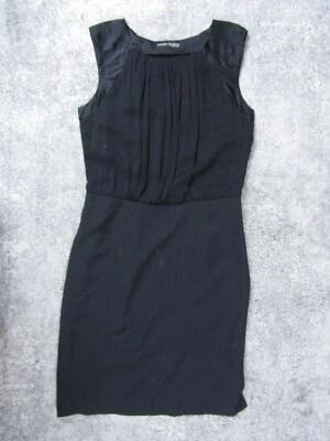 Vestido Anne Klein para mujer (funciona talla 2) negro mini camiseta sin mangas fiesta formal Foto 1 de 4