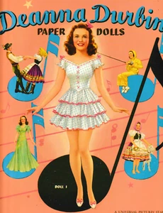 VINTAGE c2007 Deanna Durbin Paper Dolls, NOS - Bild 1 von 3