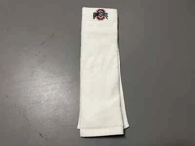 Ohio State Buckeyes Team Emitido Blanco Jugador Exclusivo Juego Toalla Fútbol Foto 1 de 4