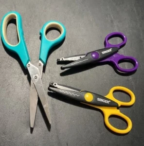 Singer and Avarosa craft scissors set for Arts And crafts Accessories Set - Picture 1 of 7