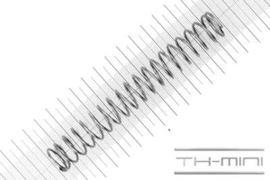 Muelle de presión 1,5 mm aplicado 18,5 x 129 mm 4,5 kg espiral acero inoxidable metal - Imagen 1 de 1