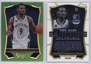 2013-14 Panini Select Green Prizm /5 Tony Allen #77