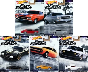 Fast & Furious Premium 1/4 Mile Muscle Set 5 coches modelo 1:64 Hot Wheels GBW75 - Imagen 1 de 1