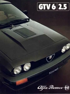 Katalog Prospekt Alfa Romeo GTV6 2.5 11/1980 Frankreich - Bild 1 von 2