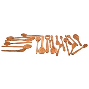 Cuchara de madera de oliva hecha a mano - Diferentes modelos - Cucharas de cocina de madera - Madera ak - Imagen 1 de 57