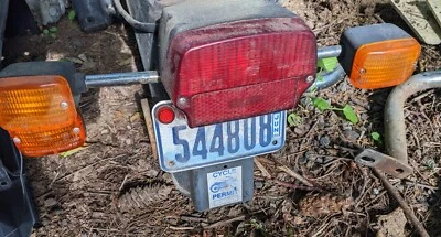 Luz trasera freno trasero BMW 650 R65 intermitentes tallo metal Foto 1 de 4