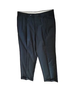 Pantalones de vestir negros para hombre Lauren Ralph Lauren 35x32 lana/cachemira (C25) - Imagen 1 de 5