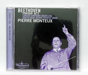 PIERRE MONTEUX, SODERSTROM - BEETHOVEN symphony no.9 - WESTMINSTER CD NM - Picture 1 of 2